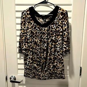 Short sleeve elastic waist and sleeves